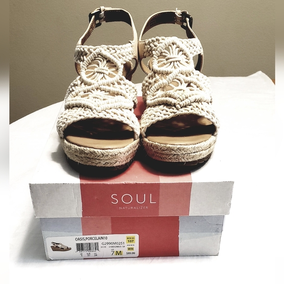 Soul Rope Wedge Shoes-Oasis - Picture 8 of 10